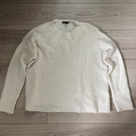 Eileen Fisher Sweaters - Eileen Fisher Women's Sweater Crew Neck Dropped Shoulders Pullover Cream X-Small
